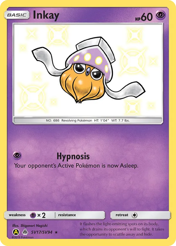 Inkay - Shiny Vault #SV17