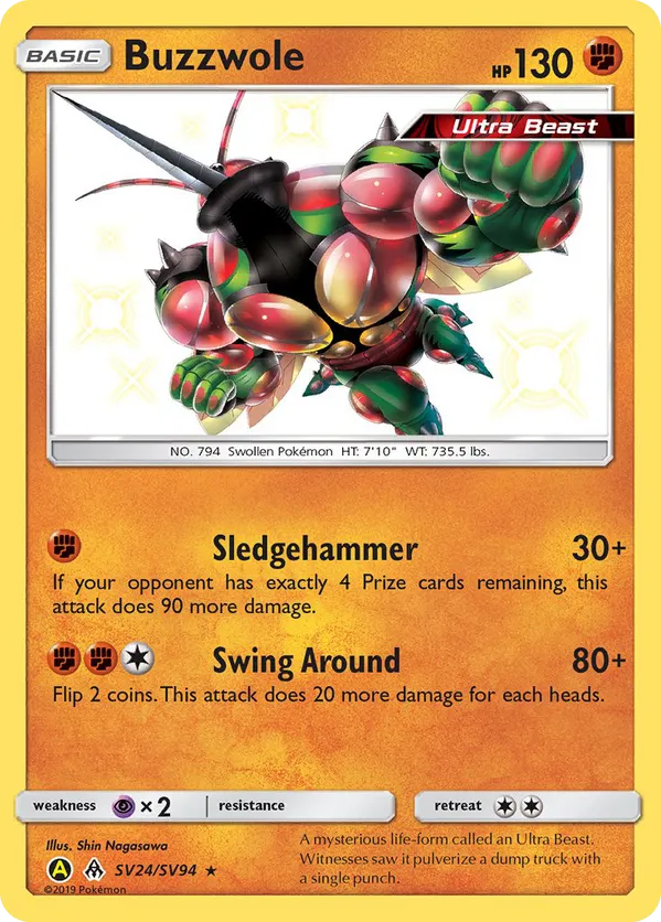Buzzwole - Shiny Vault #SV24