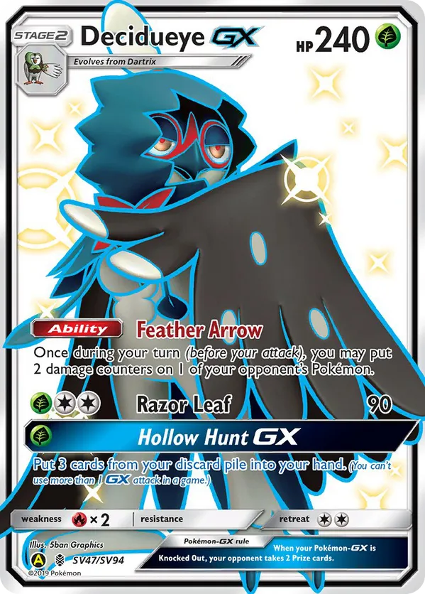 Decidueye-GX - Shiny Vault #SV47