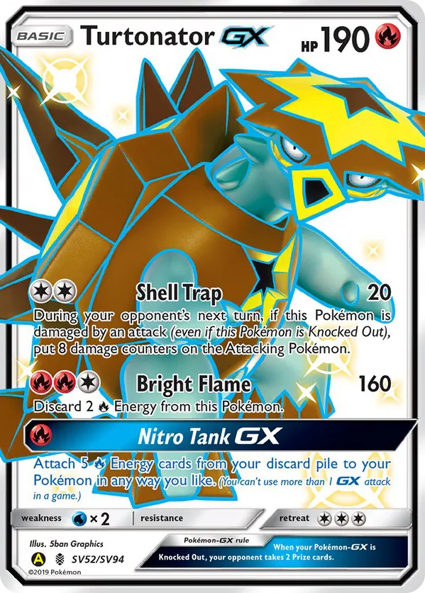 Turtonator-GX - Shiny Vault #SV52