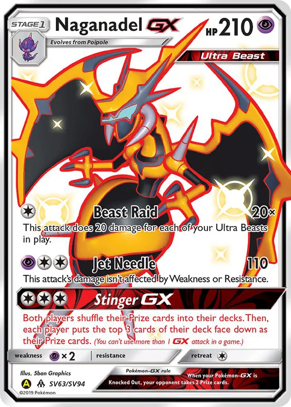 Naganadel-GX - Shiny Vault #SV63