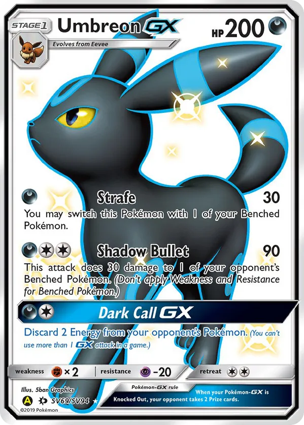 Umbreon-GX - Shiny Vault #SV69