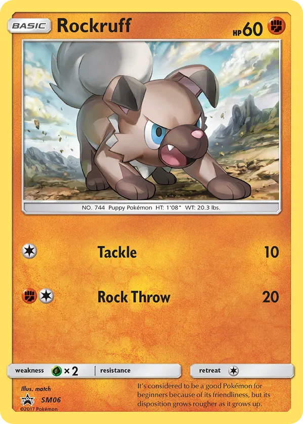 Rockruff - SM Black Star Promos #SM06
