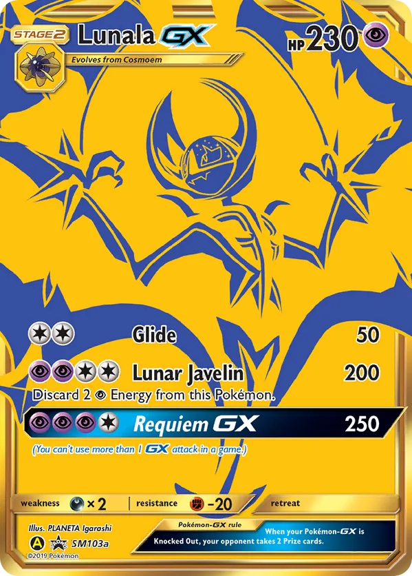 Lunala-GX - SM Black Star Promos #SM103a