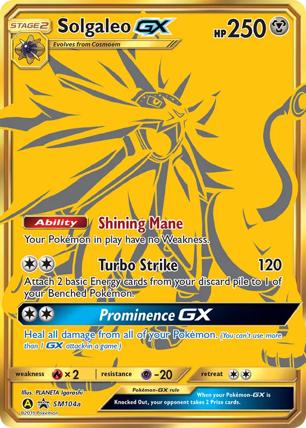 Solgaleo-GX - SM Black Star Promos #SM104a