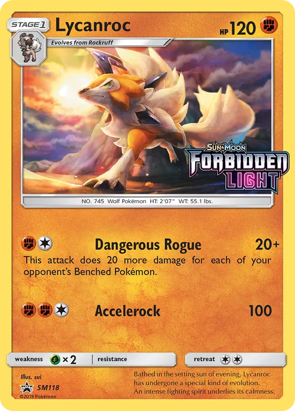 Lycanroc - SM Black Star Promos #SM118