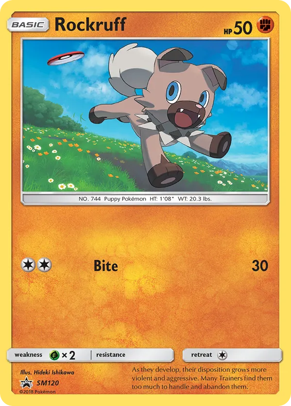 Rockruff - SM Black Star Promos #SM120