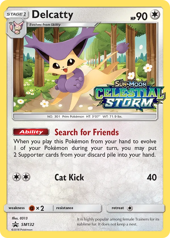 Delcatty - SM Black Star Promos #SM132