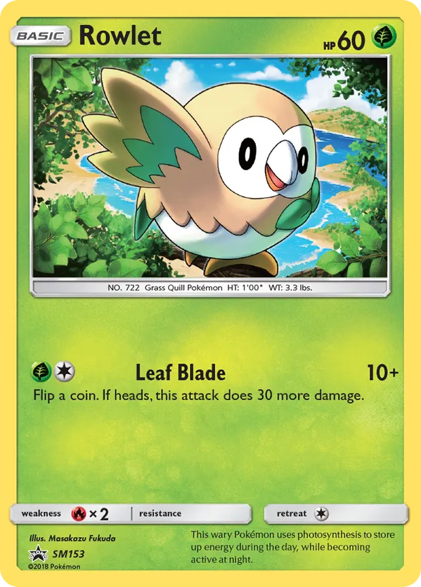 Rowlet - SM Black Star Promos #SM153