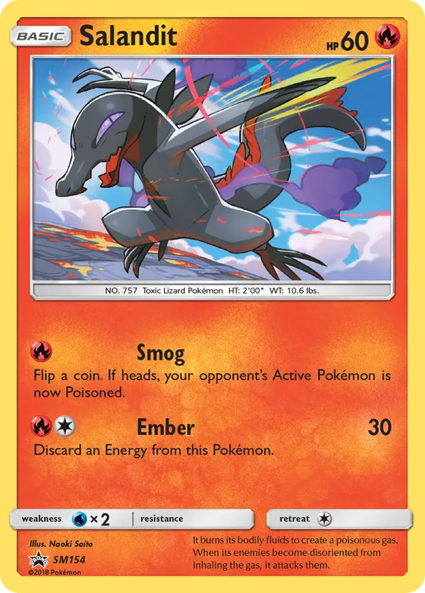 Salandit - SM Black Star Promos #SM154