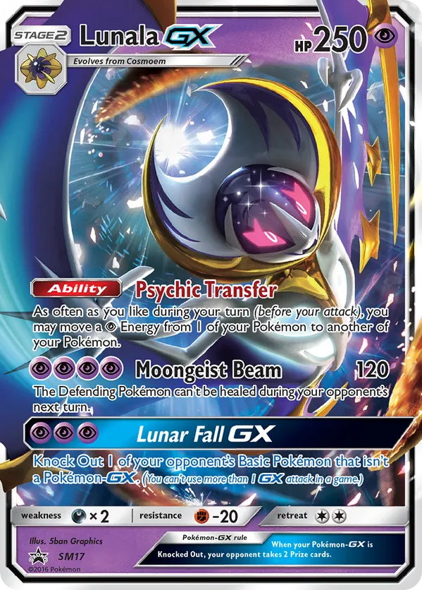 Lunala-GX - SM Black Star Promos #SM17