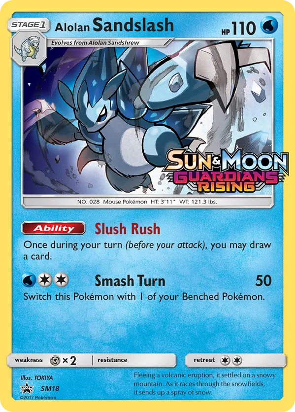 Alolan Sandslash - SM Black Star Promos #SM18
