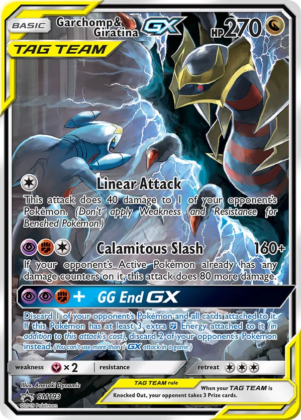 Garchomp & Giratina-GX - SM Black Star Promos #SM193