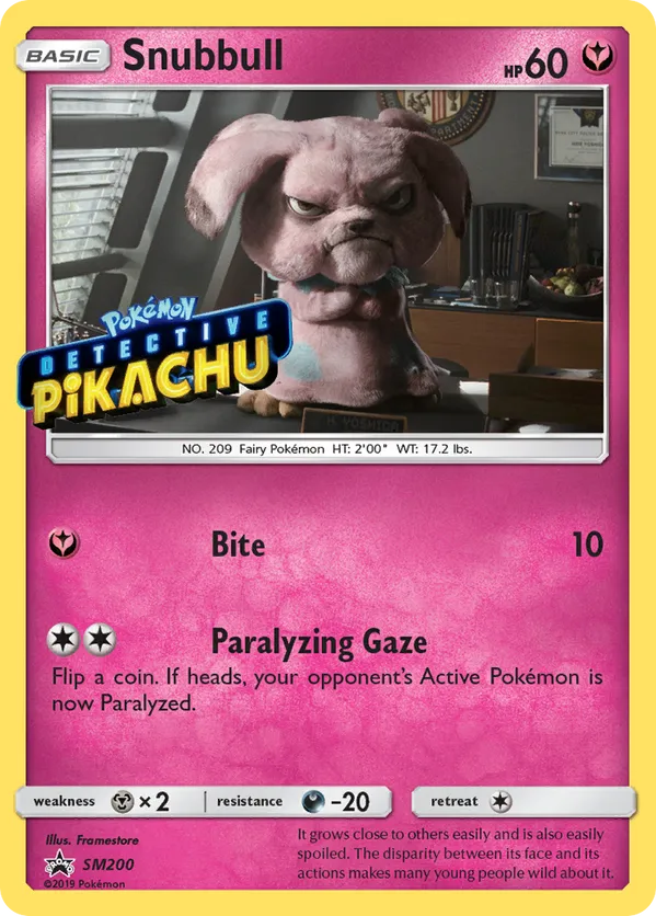 Snubbull - SM Black Star Promos #SM200