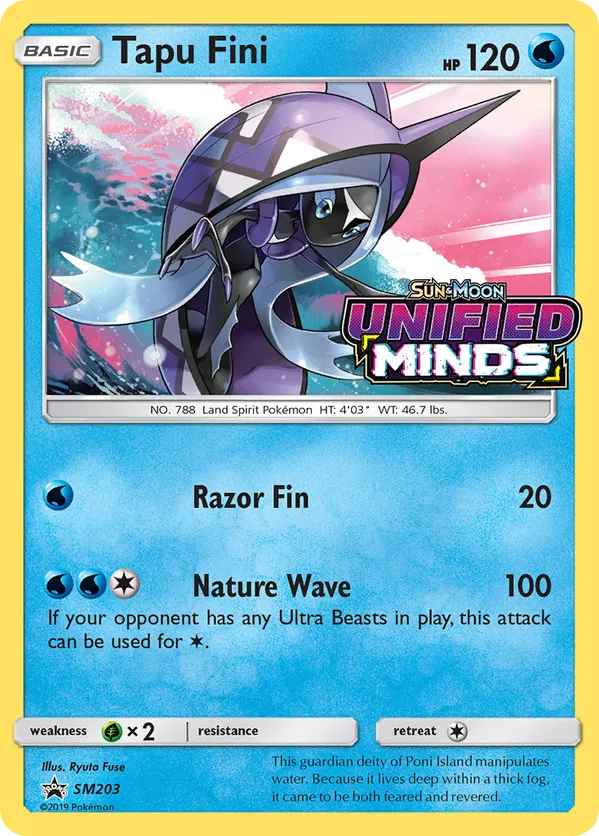 Tapu Fini - SM Black Star Promos #SM203
