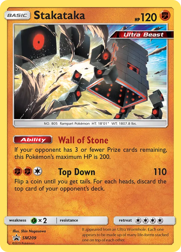 Stakataka - SM Black Star Promos #SM209