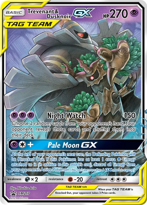 Trevenant & Dusknoir-GX - SM Black Star Promos #SM217