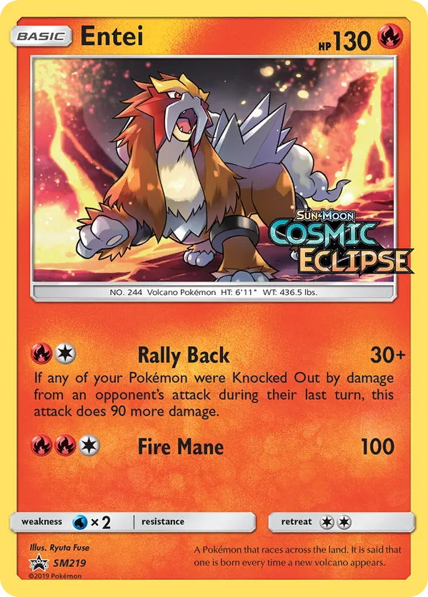 Entei - SM Black Star Promos #SM219