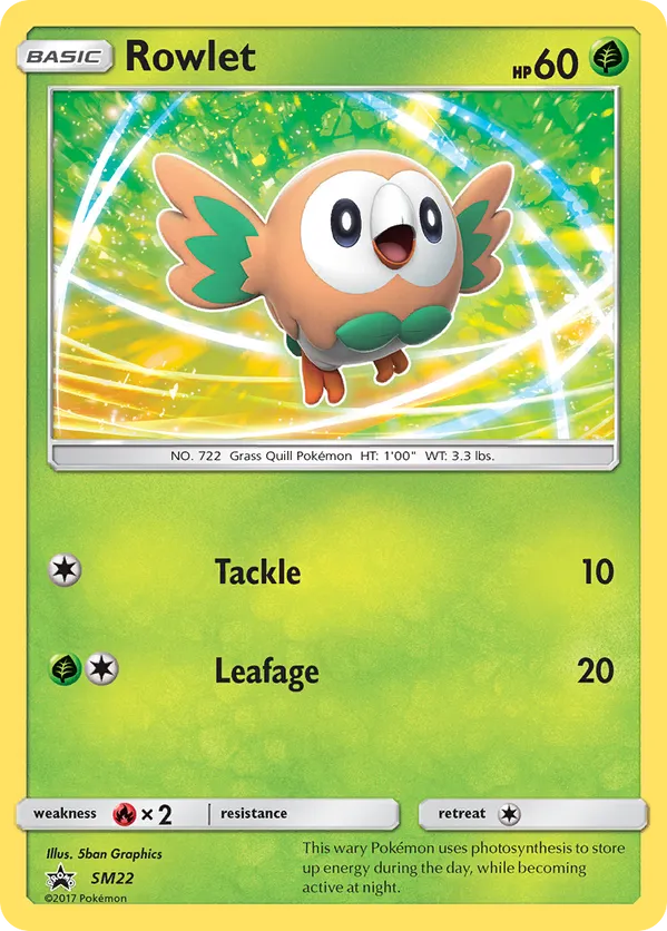 Rowlet - SM Black Star Promos #SM22