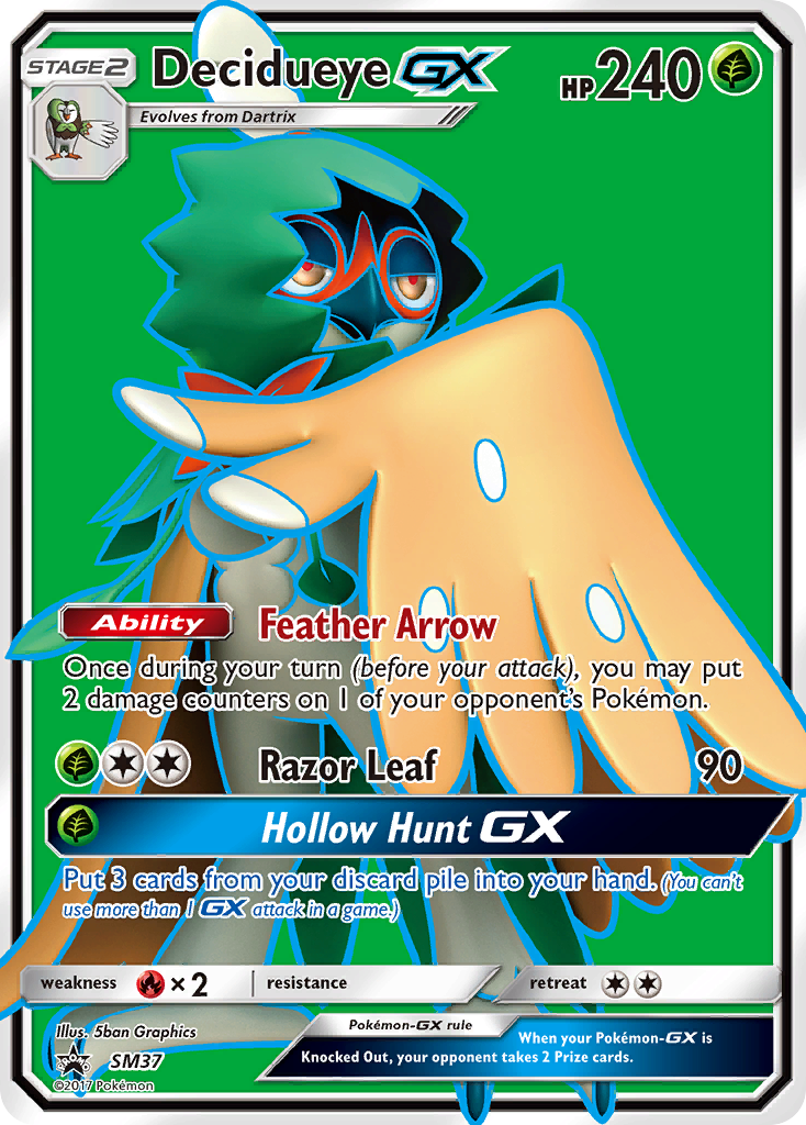 Decidueye-GX - SM Black Star Promos #SM37