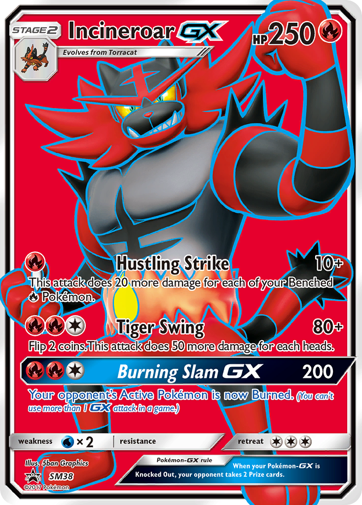 Incineroar-GX - SM Black Star Promos #SM38