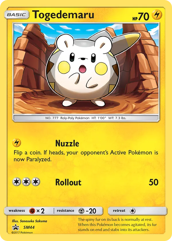 Togedemaru - SM Black Star Promos #SM44