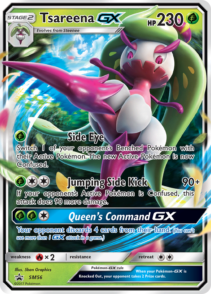 Tsareena-GX - SM Black Star Promos #SM56