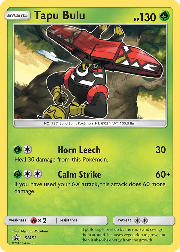 Tapu Bulu - SM Black Star Promos #SM61