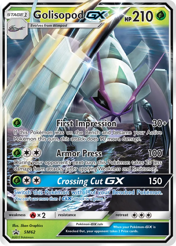 Golisopod-GX - SM Black Star Promos #SM62
