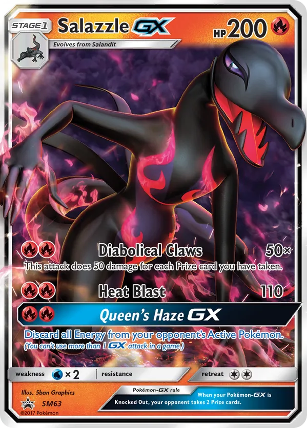 Salazzle-GX - SM Black Star Promos #SM63