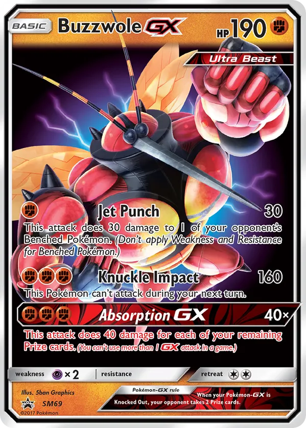 Buzzwole-GX - SM Black Star Promos #SM69