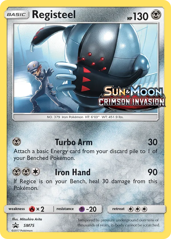 Registeel - SM Black Star Promos #SM75