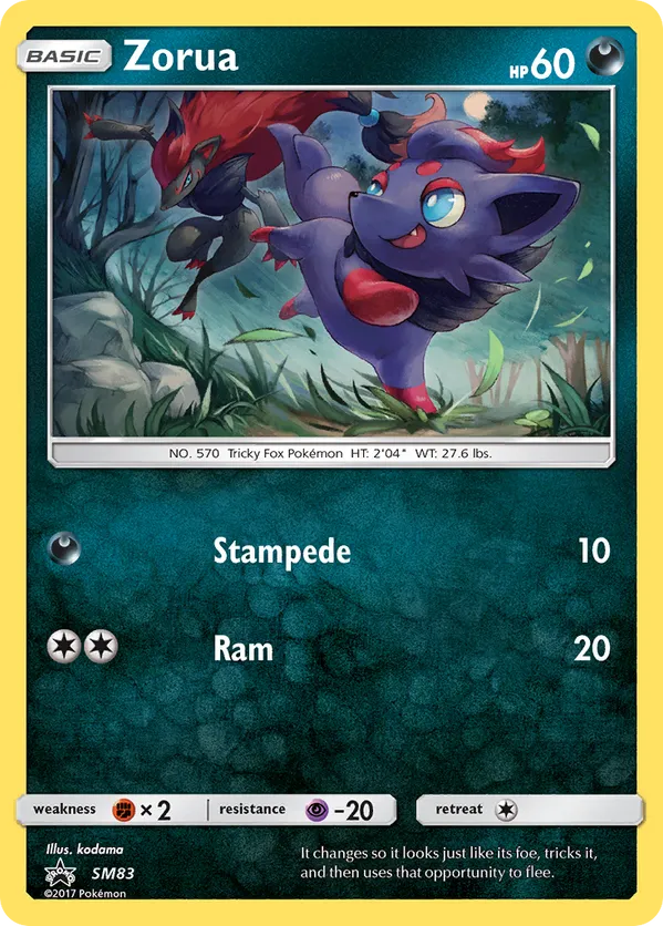 Zorua - SM Black Star Promos #SM83