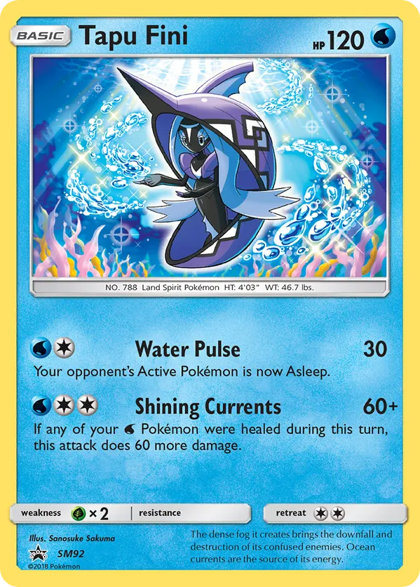 Tapu Fini - SM Black Star Promos #SM92