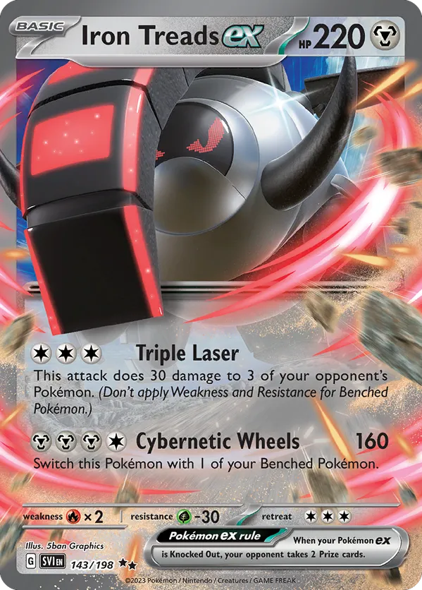Iron Treads ex - Scarlet & Violet #143