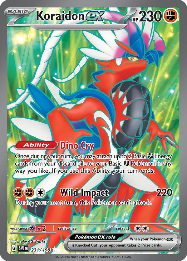 Koraidon ex - Scarlet & Violet #231
