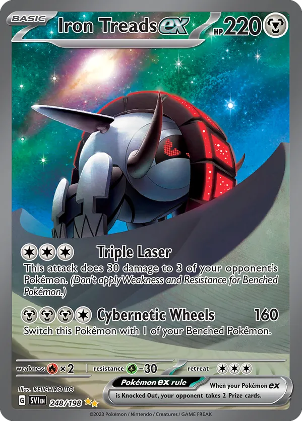 Iron Treads ex - Scarlet & Violet #248