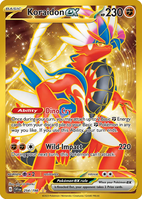 Koraidon ex - Scarlet & Violet #254