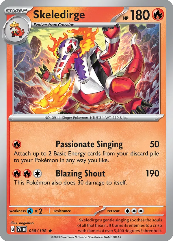 Skeledirge - Scarlet & Violet #38