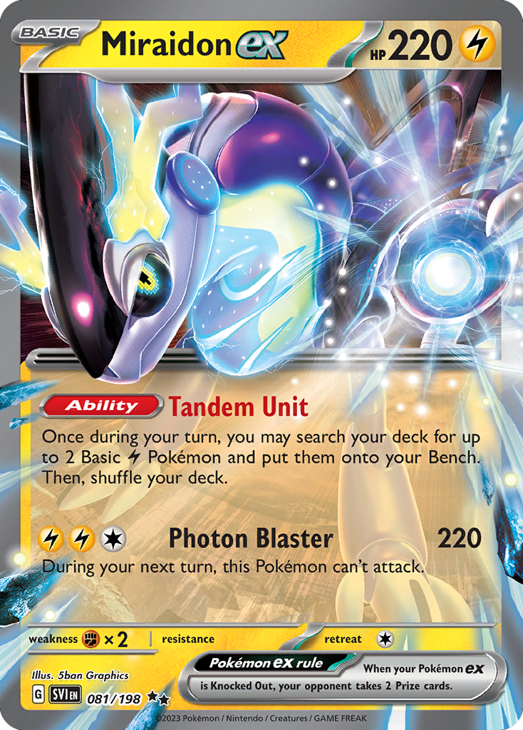 Miraidon ex - Scarlet & Violet #81