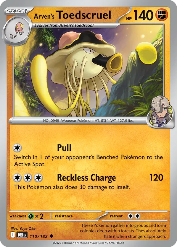 Arven's Toedscruel - Destined Rivals #110