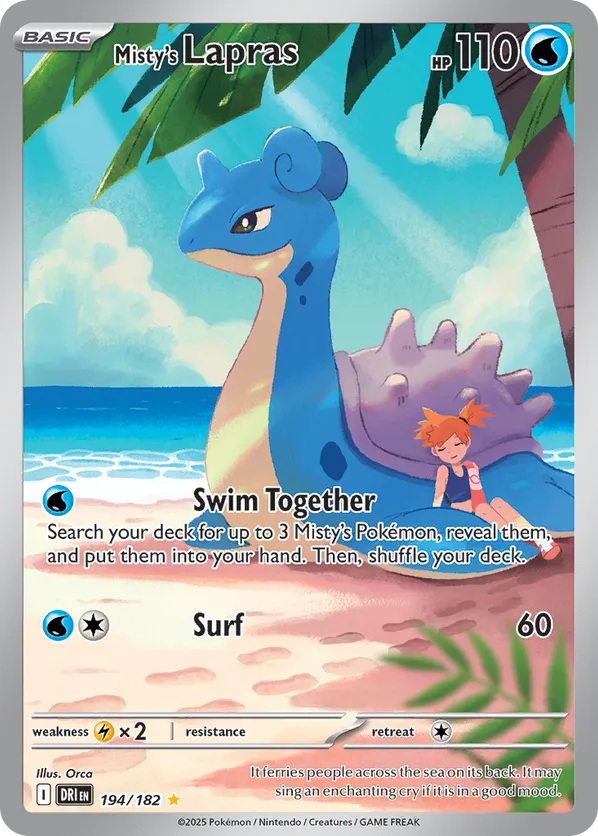 Misty's Lapras - Destined Rivals #194