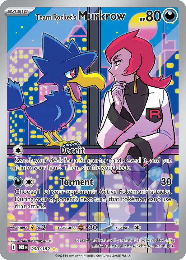 Team Rocket's Murkrow - Destined Rivals #200