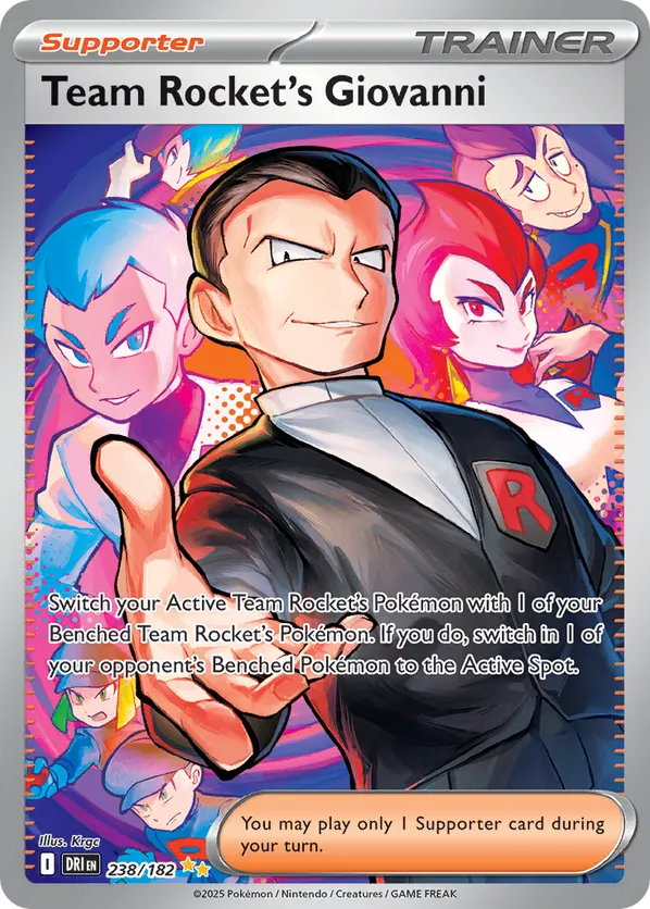 Team Rocket's Giovanni - Destined Rivals #238