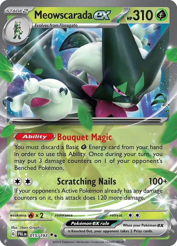Meowscarada ex - Paldea Evolved #15