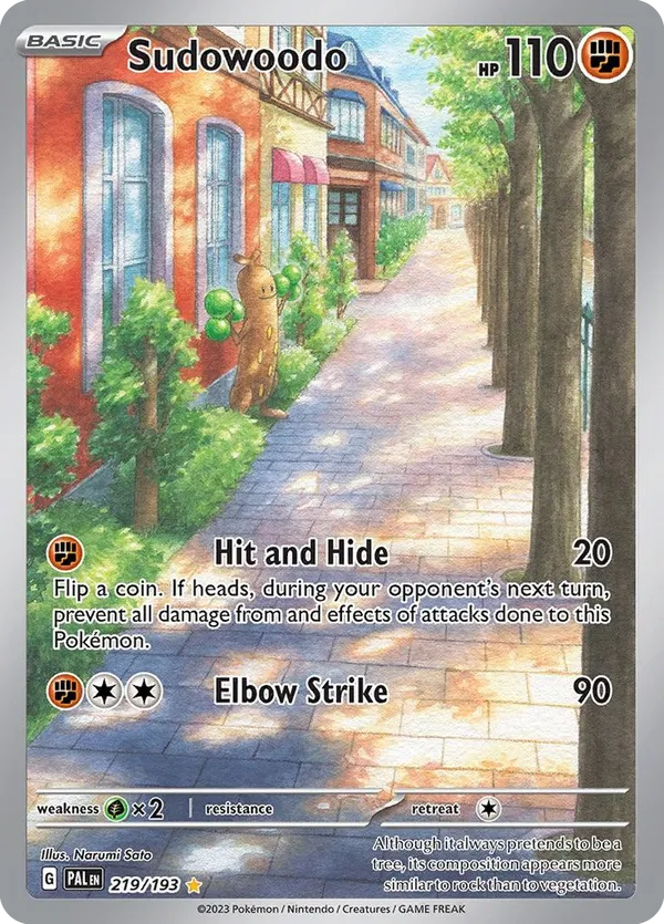 Sudowoodo - Paldea Evolved #219