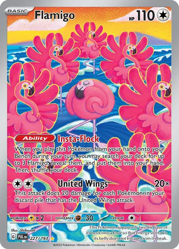 Flamigo - Paldea Evolved #227
