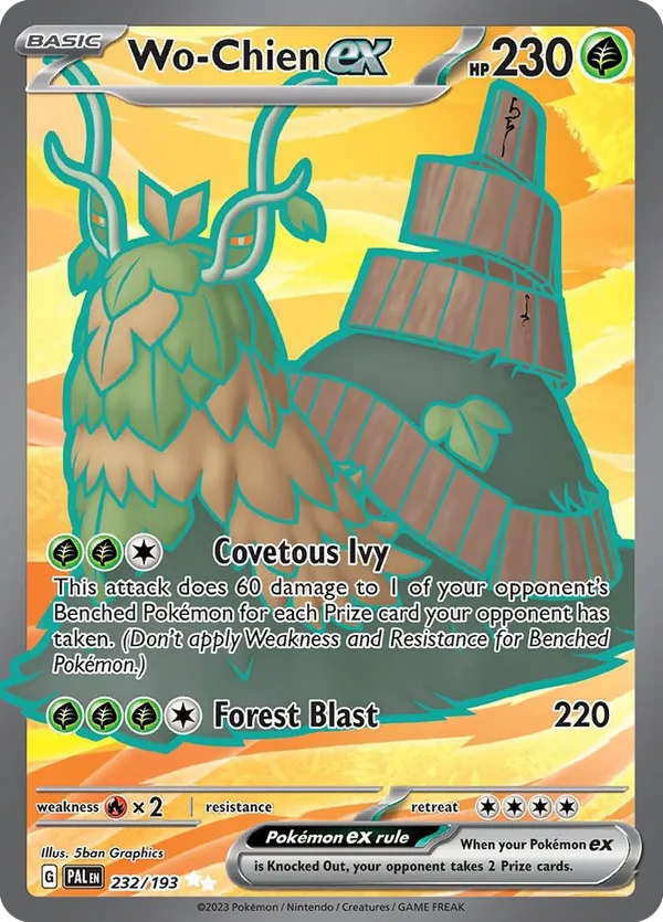 Wo-Chien ex - Paldea Evolved #232