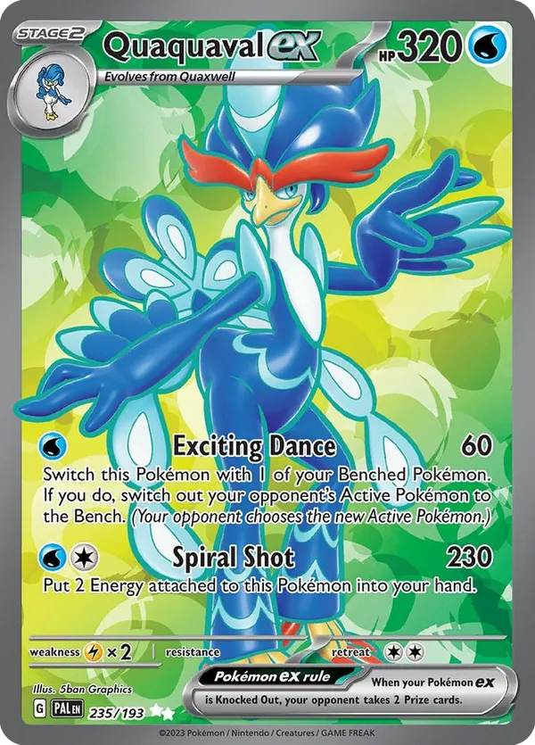 Quaquaval ex - Paldea Evolved #235