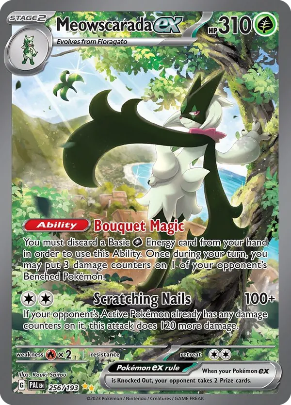Meowscarada ex - Paldea Evolved #256
